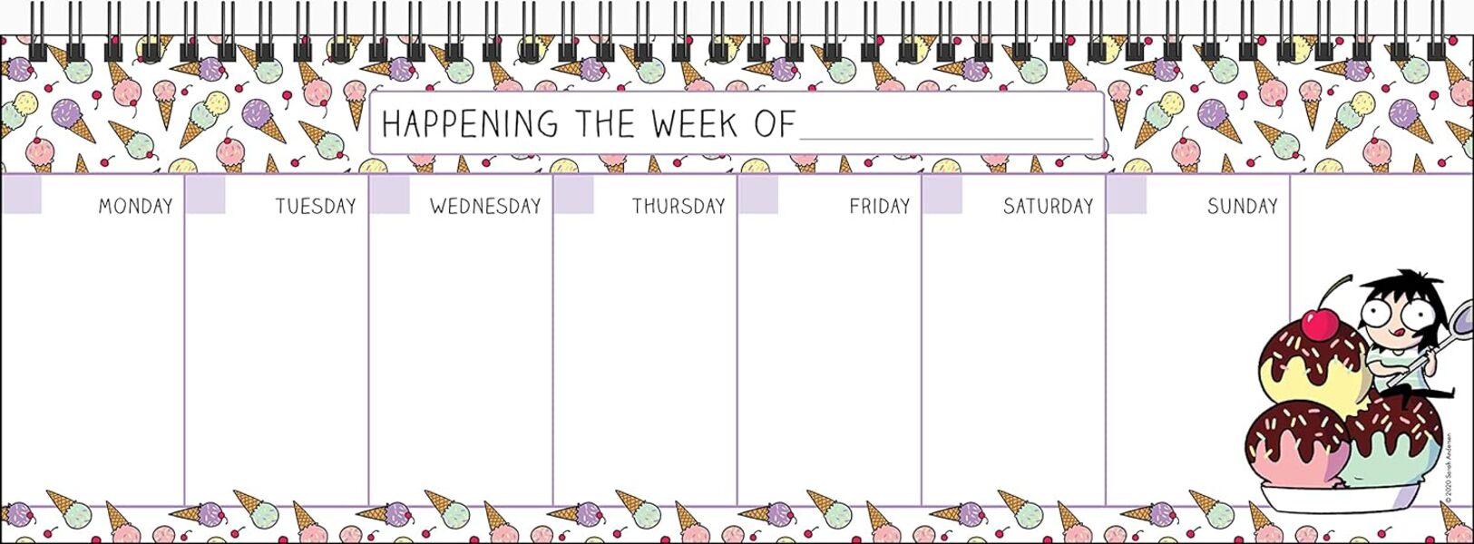 Sarah's Scribbles Undated Weekly Desk Pad Calendar / Sarah's Scribbles Undated Weekly Desk Pad Calendar Сара Андерсен 9781524858919-6