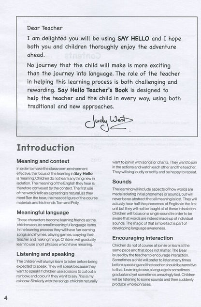 Say Hello! Teacher's Book 1 / Say Hello! Teacher's Book 1 Джуди Вест, Хилари Томпсон 978-617-7511-26-6-4
