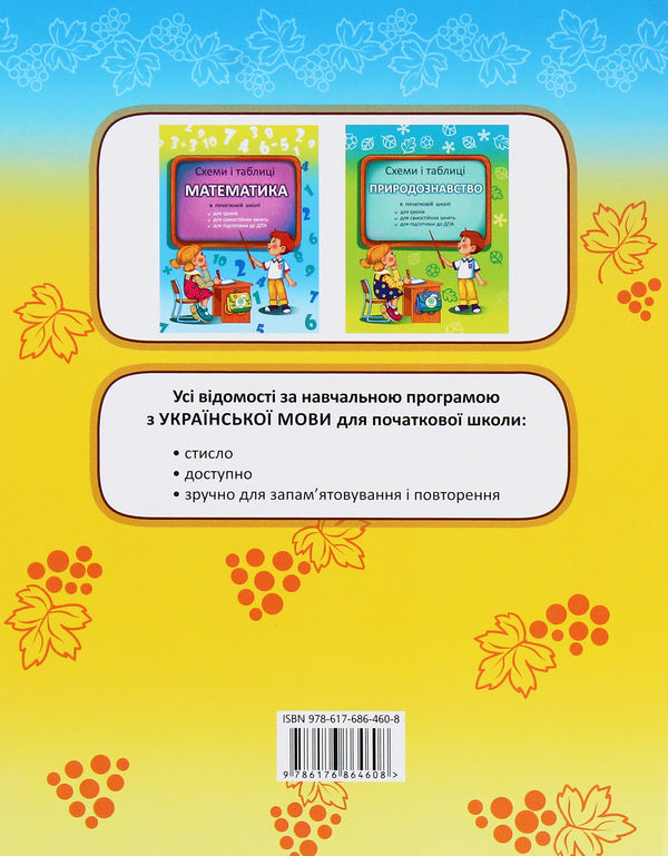 Schemes And Tables. Ukrainian Language In Primary School / Схеми і таблиці. Українська мова в початковій школі Svetlana Baryshpol / Світлана Баришполь 9786176864608-2