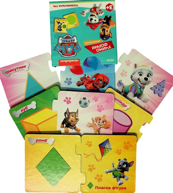 Schnopazli. We learn forms / Щенопазлики. Учимо форми  978-6-17-784687-0-2