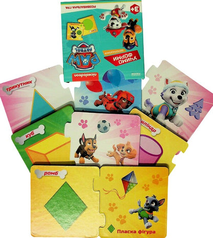 Schnopazli. We learn forms / Щенопазлики. Учимо форми  978-6-17-784687-0-2