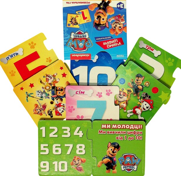 Schnopazli. We learn the numbers / Щенопазлики. Учимо цифри  978-6-17-784685-6-2