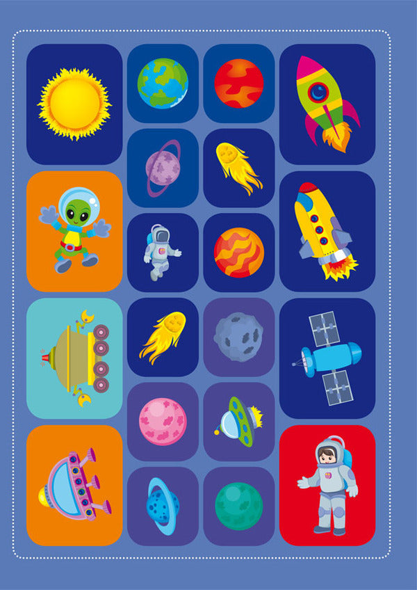 School Of Creative Leisure. Space. 40 Stickers / Школа креативного дозвілля. Космос. 40 наліпок / Author not specified 9786175472842-5