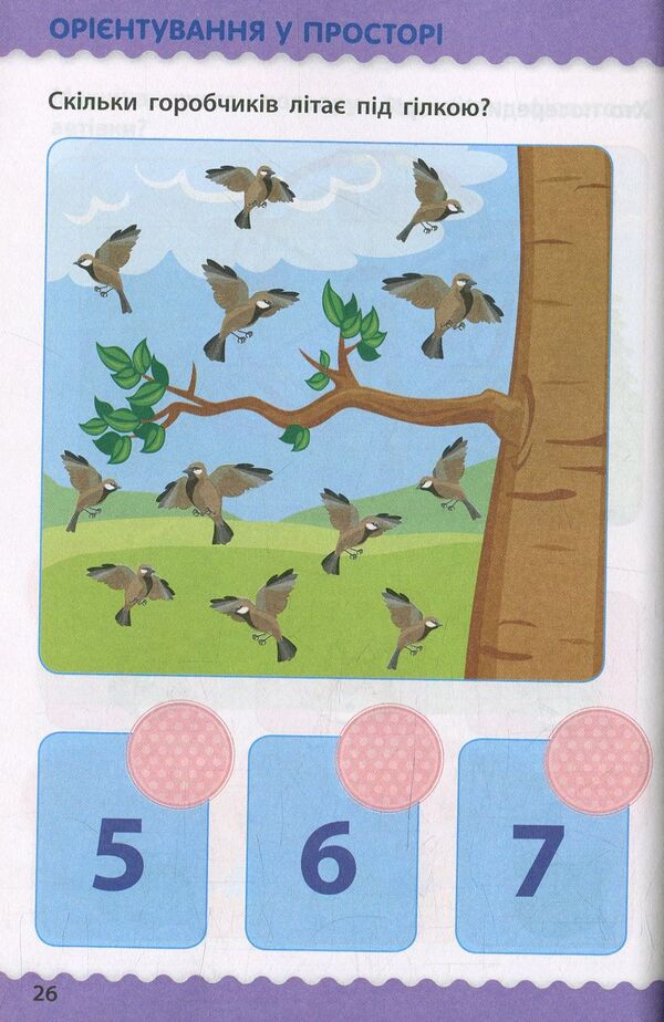 School girl Tests with stickers. 5-6 years old / Навчалочка. Тести з наліпками. 5-6 років Светлана Моисеенко 978-617-09-4278-4-5
