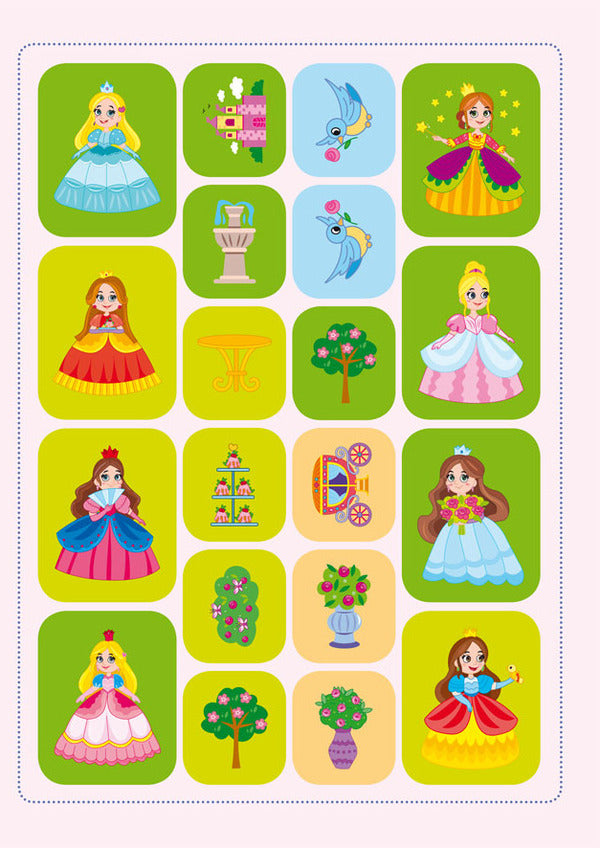 School of creative leisure. Princesses. 40 stickers / Школа креативного дозвілля. Принцеси. 40 наліпок  978-617-547-290-3-5