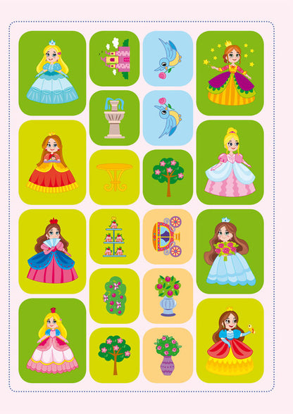 School of creative leisure. Princesses. 40 stickers / Школа креативного дозвілля. Принцеси. 40 наліпок  978-617-547-290-3-5