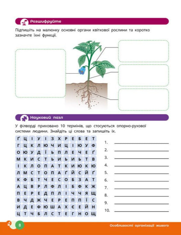 Science 7Th Grade Workbook - Природнич науки 7 клас Робочий зошит Yulia Mandrenko, Yulia Omelyanchuk, Larisa Romanishyn - Юля Мандренко, Юля Омелянчук, Лариса Романишин 9786178921590-4