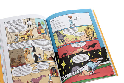 Science In Comics.Dogs.From Predator To Defender / Наука в коміксах. Собаки. Від хижака до захисника Julie Hecht, Mia Cobb, Andy Hirsch / Джулі Гехт, Міа Кобб, Енді Гірш 9789669822437-6