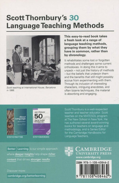 Scott Thornbury's 30 Language Teaching Methods Scott Thornbury / Скотт Торнбери 9781108408462-2