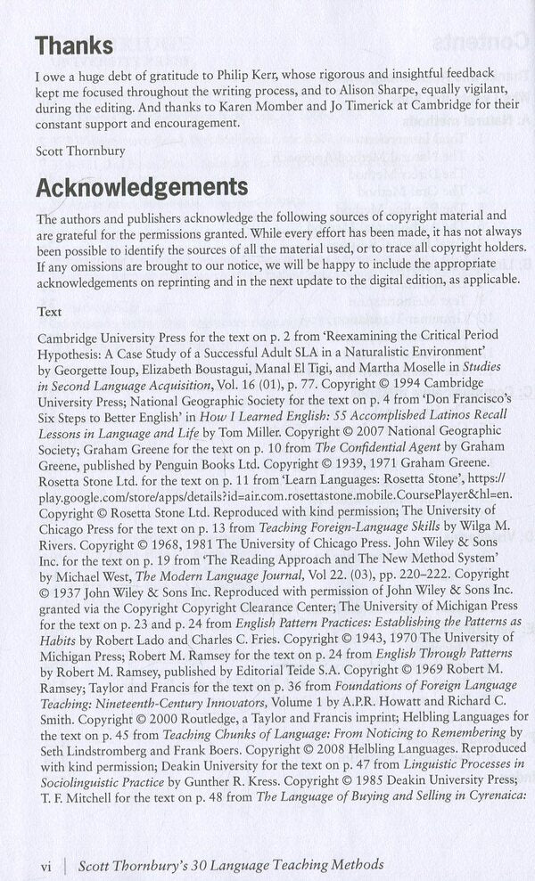 Scott Thornbury's 30 Language Teaching Methods Scott Thornbury / Скотт Торнбери 9781108408462-4