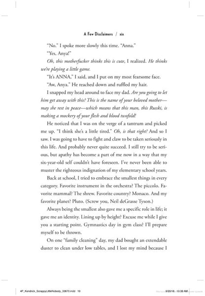 Scrappy Little Nobody Anna Kendrick / Анна Кендрик 9781471156830-2