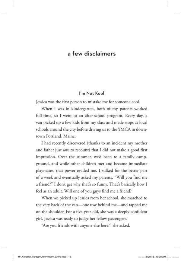 Scrappy Little Nobody Anna Kendrick / Анна Кендрик 9781471156830-5