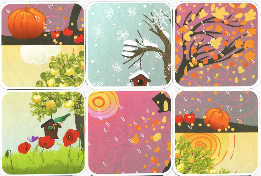 Season. 12 months on cards / Пори року. 12 місяців на картках  -3