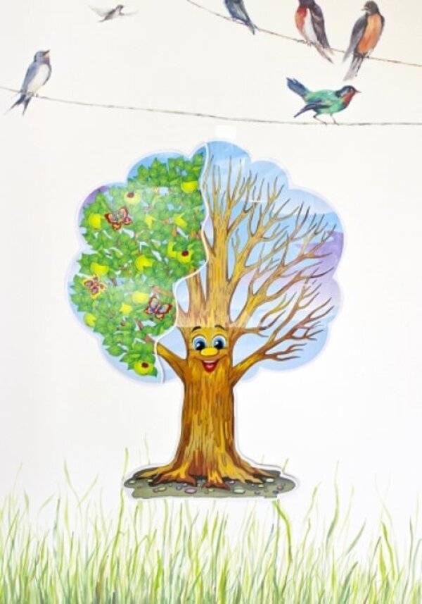 Season. A miracle tree. Set for decoration / Пори року. Чудо-дерево. Набір для декору  4823076122416-3