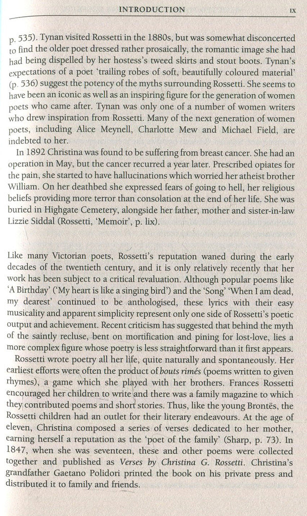 Selected Poems of Christina Rossetti / Selected Poems of Christina Rossetti Кристина Россетти 978-1-85326-429-0-4