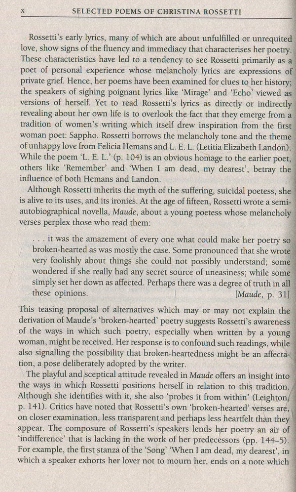 Selected Poems of Christina Rossetti / Selected Poems of Christina Rossetti Кристина Россетти 978-1-85326-429-0-5