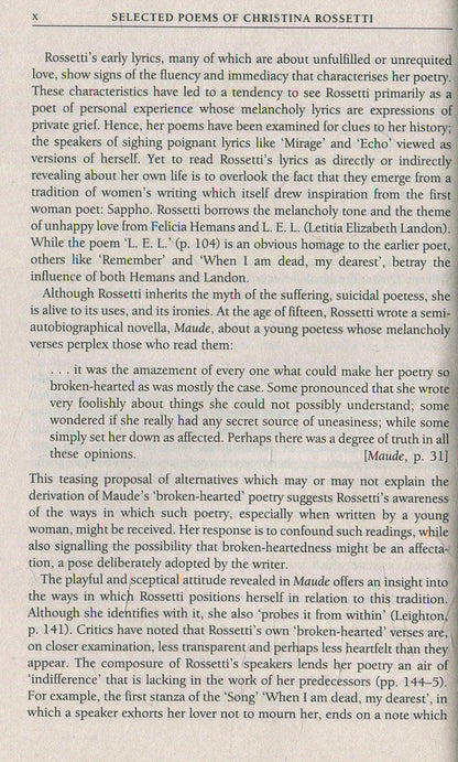 Selected Poems of Christina Rossetti / Selected Poems of Christina Rossetti Кристина Россетти 978-1-85326-429-0-5