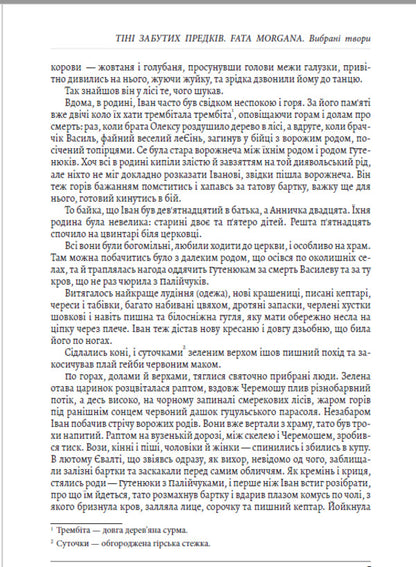 Selected works. Shadows of Forgotten Ancestors. Fata Morgana / Вибрані твори. Тіні забутих предків. Fata Morgana Михаил Коцюбинский 978-198-1504-04-6-6