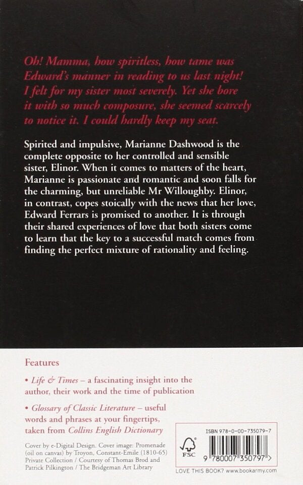 Sense and Sensibility / Sense and Sensibility Джейн Остин 9780007350797-4