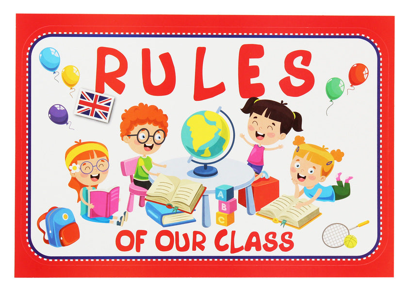 Set of cards. Class rules (in English) / Набір карток. Правила класу (англійською)  4823076145569-1