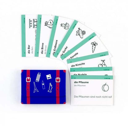 Set of cards to study German words 'German start' 1000 flash cards / Набір карток для вивчення німецьких слів «Німецький старт» 1000 флеш-карток  9873214665430-3