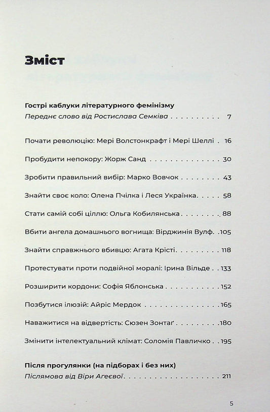 Sharp heels. A table book on literary feminism / Гострі каблуки. Настільна книга з літературного фемінізму Вера Агеева, Ростислав Семкив 9786178472269-2