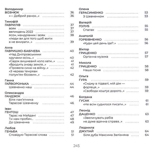 Shevchenko checkpoint. An anthology of military lyrics / Шевченковий блокпост. Антологія воєнної лірики  978-617-8422-12-7-4