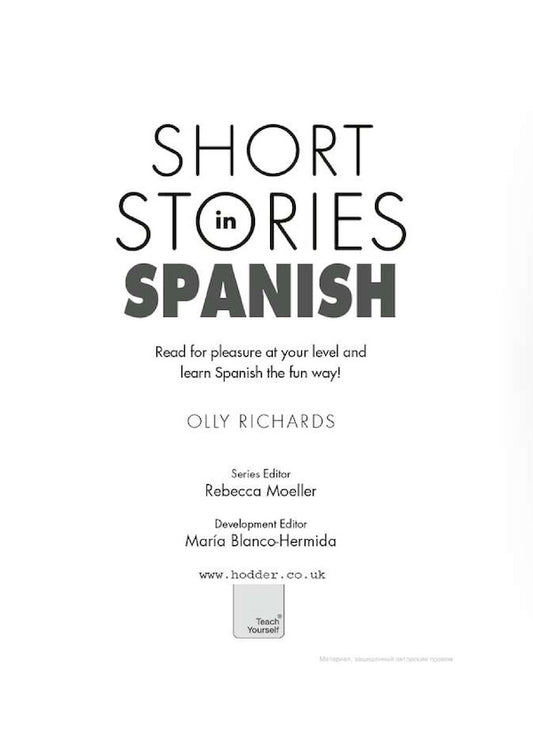 Short Stories In Spanish For Beginners Ollie Richards / Олли Ричардс 9781473683259-2