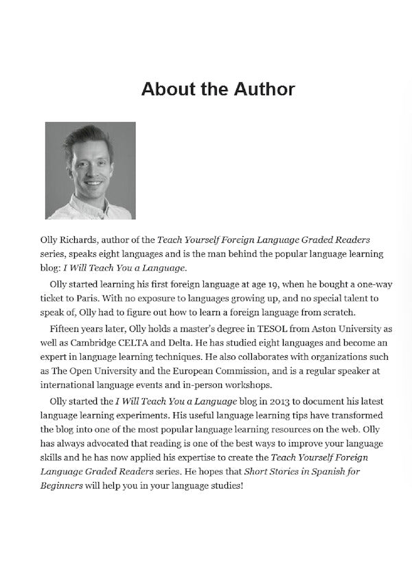 Short Stories In Spanish For Beginners Ollie Richards / Олли Ричардс 9781473683259-3