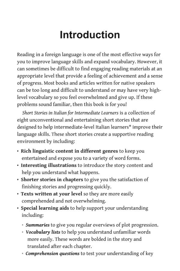 Short Stories in Italian for Intermediate Learners / Short Stories in Italian  for Intermediate Learners Олли Ричардс 9781529361445-3