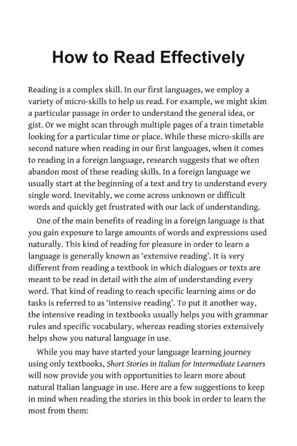 Short Stories in Italian for Intermediate Learners / Short Stories in Italian  for Intermediate Learners Олли Ричардс 9781529361445-5