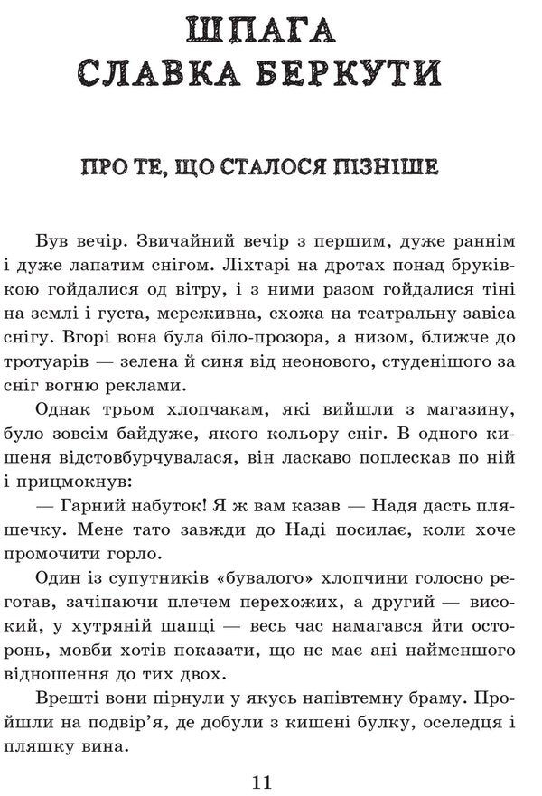 Slavka's Sword / Шпага Славка Беркути Now Bichuya / Ніна Бічуа 9786176296515-4