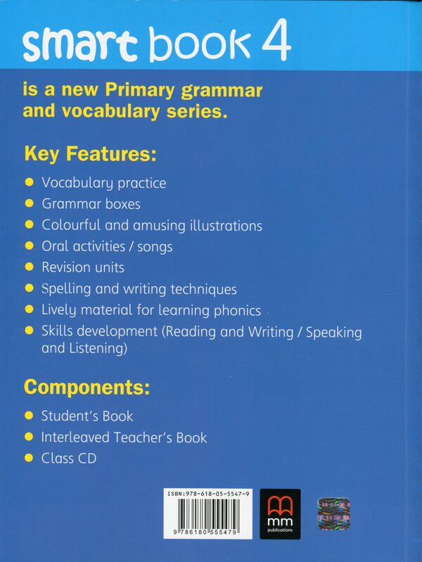 Smart Book for Ukraine. Grammar and vocabulary. NUS. 4 class. Student's Book SJ / Smart Book for Ukraine. Grammar and vocabulary. НУШ. 4 Class. Student's Book SJ Мариллени Малкогианни, Гарольд Квинтон Митчелл 9786180555479-2