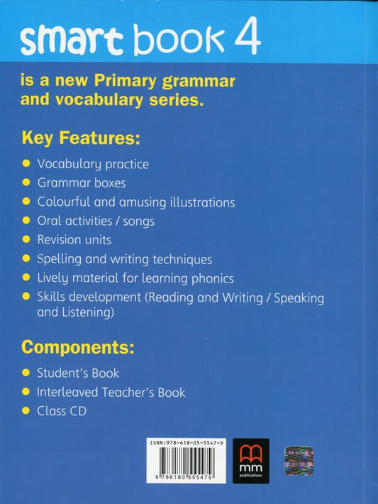 Smart Book for Ukraine. Grammar and vocabulary. NUS. 4 class. Student's Book SJ / Smart Book for Ukraine. Grammar and vocabulary. НУШ. 4 Class. Student's Book SJ Мариллени Малкогианни, Гарольд Квинтон Митчелл 9786180555479-2
