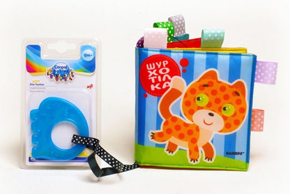 Soft book 'Cat' (+ teether) / М’яка книга 'Котик' (+ прорізувач)  9789664403785-2