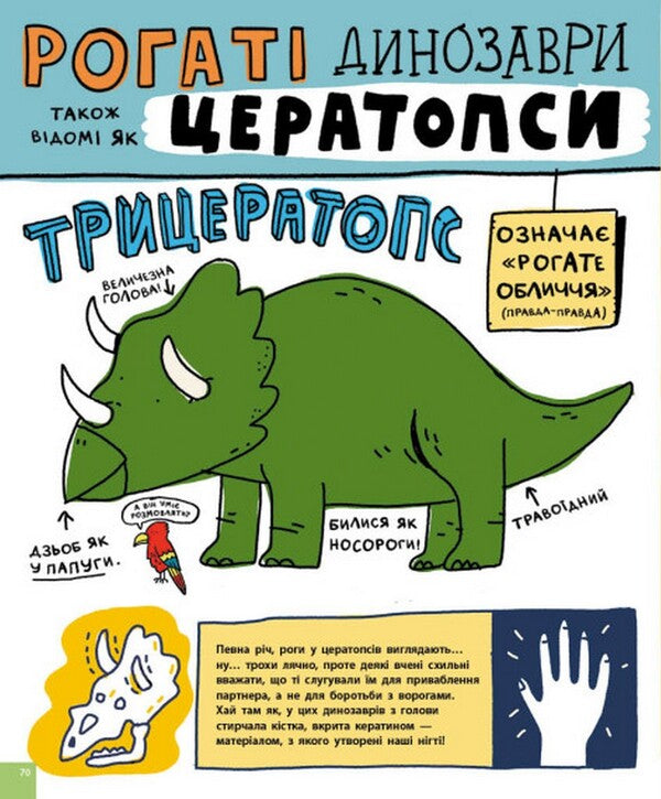 Something shocking about dinosaurs and other prehistoric creatures! / Дещо потрясне про динозаврів та інших доісторичних істот! Майкл Ловери 978-617-09-7702-1-4