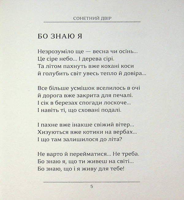 Sonnet courtyard / Сонетний двір Валерий Хмеливский 978-617-8832-03-2-6