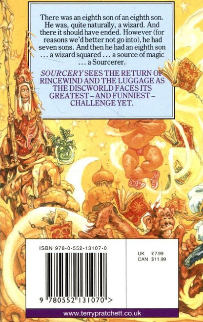 Sourcery / Sourcery Терри Пратчетт 9780552131070-2