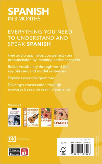 Spanish In 3 Months With Free Audio App. Your Essential Guide To Understanding And Speaking Spanish / Author not specified 9780241537428-2