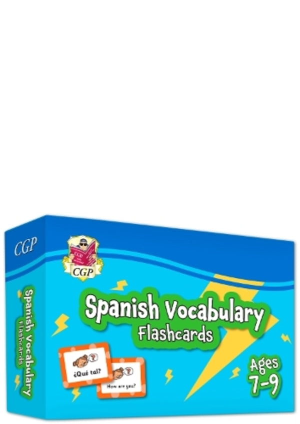Spanish Vocabulary Flashcards For Ages 7-9 (With Free Online Audio) CGP Books / CGP Books 9781789087451-1