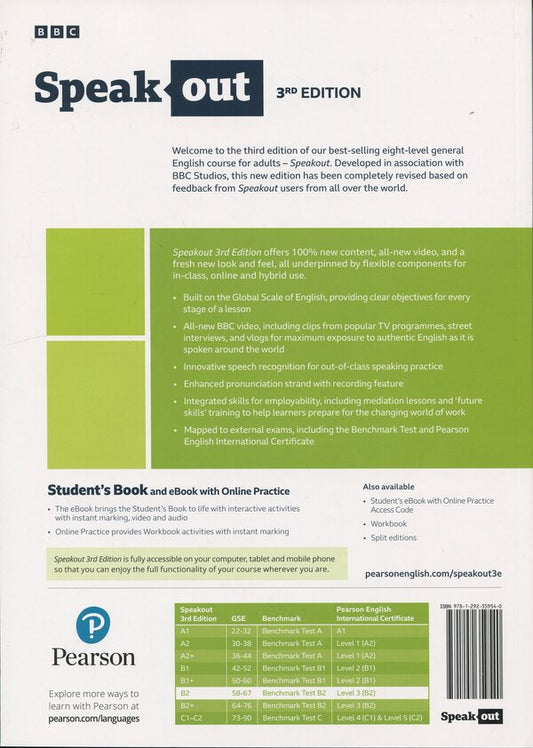 Speakout. B2 Student's Book and eBook with Online Practice / Speakout. B2 Student's Book and eBook with Online Practice Антония Клэр, Дж. Дж. Уилсон 9781292359540-2