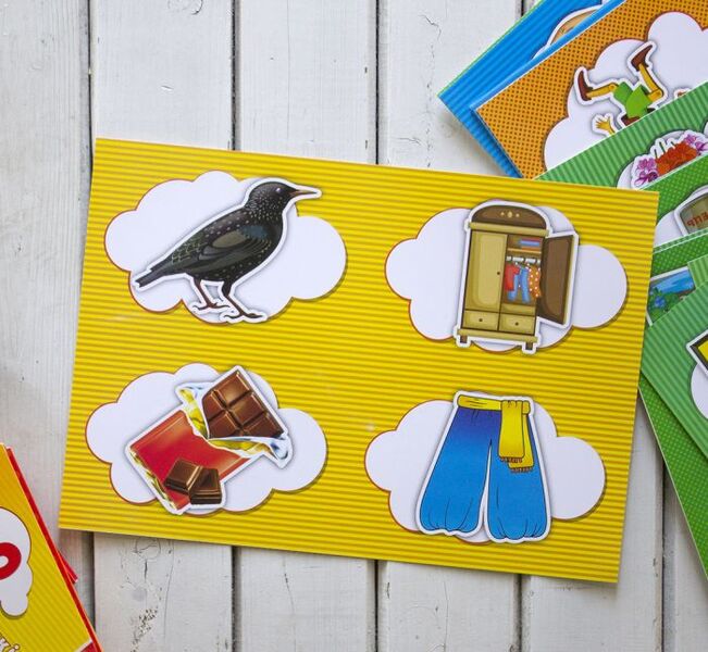 Speech therapy cards #1. Sound pronunciation and word structure / Логопедичні картки №1. Звуковимова та будова слів Н. Белавина 9789667382032-3