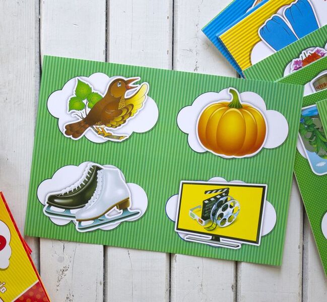 Speech therapy cards #1. Sound pronunciation and word structure / Логопедичні картки №1. Звуковимова та будова слів Н. Белавина 9789667382032-4