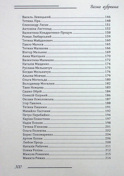 Spring is armed. An anthology of military lyrics / Весна озброєна. Антологія воєнної лірики  978-617-520-304-0-5