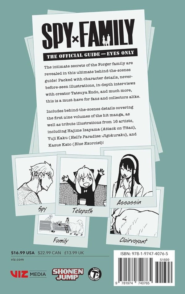 Spy X Family. The Official Guide-Eyes Only Tatsuya Endo / Тацуя Эндо 9781974740765-2