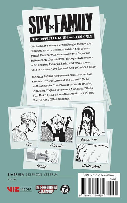 Spy X Family. The Official Guide-Eyes Only Tatsuya Endo / Тацуя Эндо 9781974740765-2