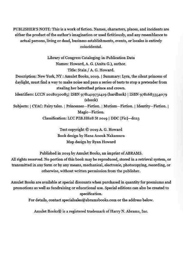 Stain A. G. Howard / А. Г. Ховард 9781419737077-2