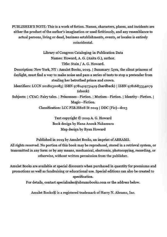 Stain A. G. Howard / А. Г. Ховард 9781419737077-2