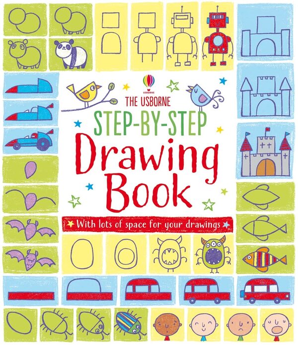 Step-By-Step Drawing Book Fiona Watt / Фиона Уотт 9781409565192-1