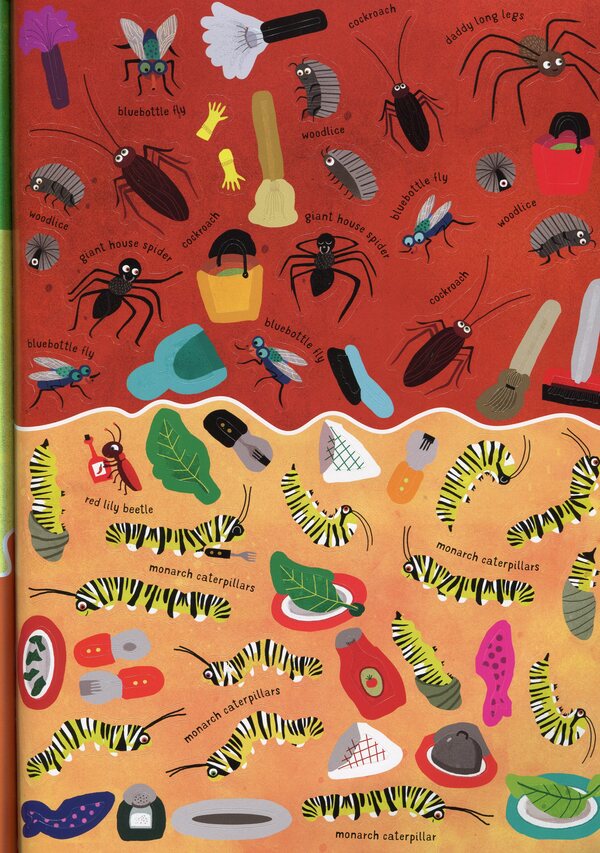 Sticker Safari. Bugs / Sticker Safari. Bugs Мэнди Арчер 978-1-78741-495-2-6